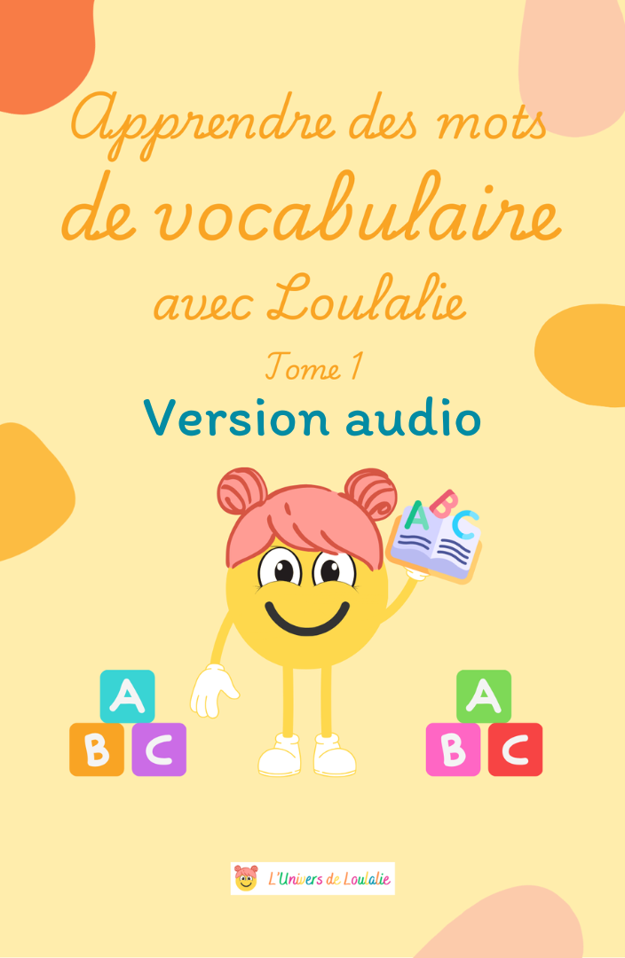 Présentation livre pour apprendre du vocabulaire en français, version audio